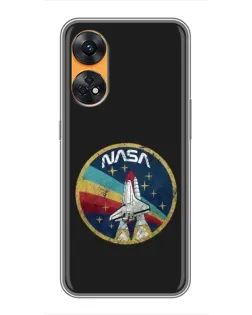 Чохол для OPPO Reno 8T з картинкою «NASA — емблема місії» Чохол для OPPO Reno 8T з картинкою «NASA — емблема місії»