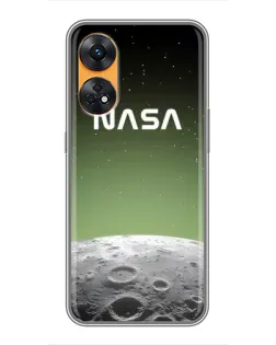 Чохол для OPPO Reno 8T з картинкою «NASA — місячний градієнт» Чохол для OPPO Reno 8T з картинкою «NASA — місячний градієнт»