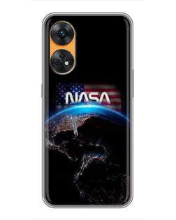 Чохол для OPPO Reno 8T з картинкою «Земля з космосу NASA» Чохол для OPPO Reno 8T з картинкою «Земля з космосу NASA»