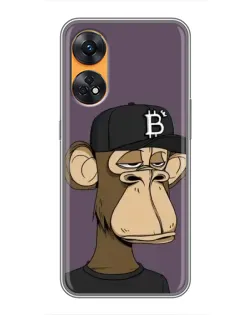 Чехол для OPPO Reno 8T с картинкой «Bored Ape в кепке» Чехол для OPPO Reno 8T с картинкой «Bored Ape в кепке»