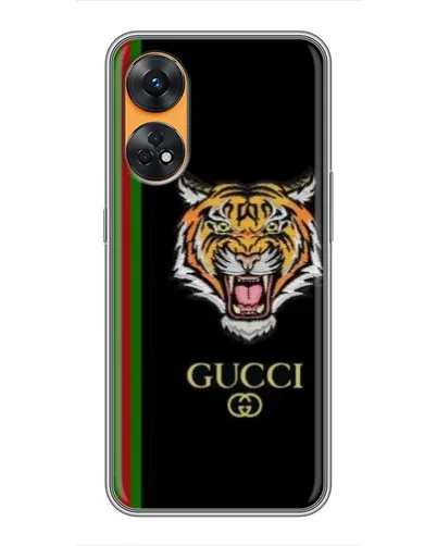 Чехол для OPPO Reno 8T с картинкой «Тигр Gucci»