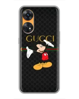 Чохол для OPPO Reno 8T з картинкою «Міккі Маус Gucci» Чохол для OPPO Reno 8T з картинкою «Міккі Маус Gucci»