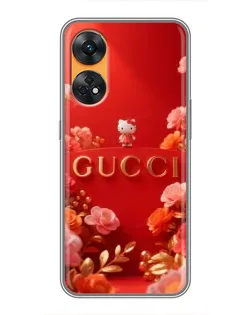 Чохол для OPPO Reno 8T з картинкою «Gucci — золотий сад» Чохол для OPPO Reno 8T з картинкою «Gucci — золотий сад»