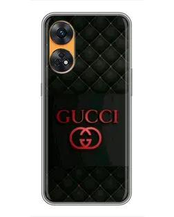Чохол для OPPO Reno 8T з картинкою «Gucci — стьобаний чорний» Чохол для OPPO Reno 8T з картинкою «Gucci — стьобаний чорний»