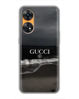 Чохол для OPPO Reno 8T з картинкою «Gucci — морський прибій» Чохол для OPPO Reno 8T з картинкою «Gucci — морський прибій»