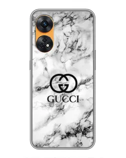 Чохол для OPPO Reno 8T з картинкою «Gucci — мармуровий шик» Чохол для OPPO Reno 8T з картинкою «Gucci — мармуровий шик»