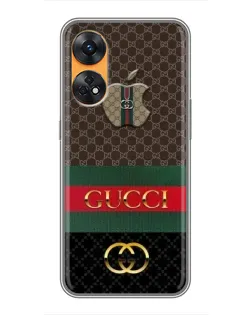 Чохол для OPPO Reno 8T з картинкою «Gucci — брендований десерт» Чохол для OPPO Reno 8T з картинкою «Gucci — брендований десерт»
