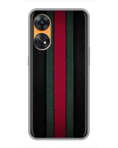 Чехол для OPPO Reno 8T с картинкой «Gucci — неоновая линия»