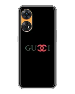 Чохол для OPPO Reno 8T з картинкою «Gucci — червоний градієнт» Чохол для OPPO Reno 8T з картинкою «Gucci — червоний градієнт»