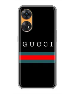Чохол для OPPO Reno 8T з картинкою «Gucci — червоний пояс» Чохол для OPPO Reno 8T з картинкою «Gucci — червоний пояс»