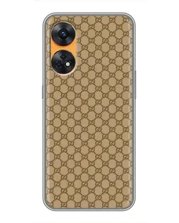 Чохол для OPPO Reno 8T з картинкою «Gucci — класичний беж» Чохол для OPPO Reno 8T з картинкою «Gucci — класичний беж»
