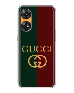 Чохол для OPPO Reno 8T з картинкою «Gucci — темно-зелений градієнт» Чохол для OPPO Reno 8T з картинкою «Gucci — темно-зелений градієнт»