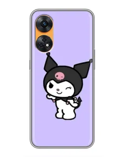 Чехол для OPPO Reno 8T с картинкой «Классическая Kuromi» Чехол для OPPO Reno 8T с картинкой «Классическая Kuromi»