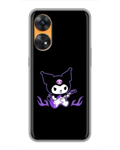 Чехол для OPPO Reno 8T с картинкой «Электрическая Kuromi» Чехол для OPPO Reno 8T с картинкой «Электрическая Kuromi»