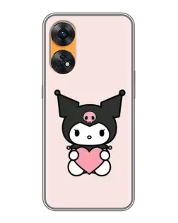 Чехол для OPPO Reno 8T с картинкой «Kuromi и сердце» Чехол для OPPO Reno 8T с картинкой «Kuromi и сердце»