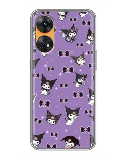 Чехол для OPPO Reno 8T с картинкой «Kuromi — паттерн» Чехол для OPPO Reno 8T с картинкой «Kuromi — паттерн»