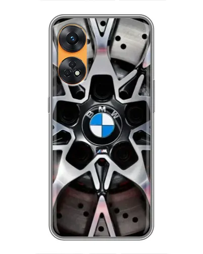 Чехол для OPPO Reno 8T с картинкой «BMW — деталь диска»