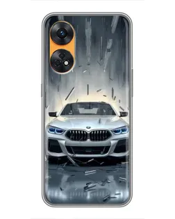 Чехол для OPPO Reno 8T с картинкой «BMW в свете фар» Чехол для OPPO Reno 8T с картинкой «BMW в свете фар»
