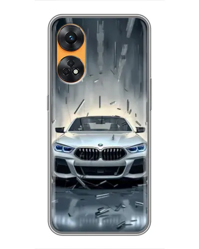 Чехол для OPPO Reno 8T с картинкой «BMW в свете фар»