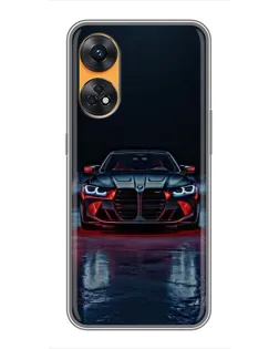 Чехол для OPPO Reno 8T с картинкой «BMW на мокрой дороге» Чехол для OPPO Reno 8T с картинкой «BMW на мокрой дороге»
