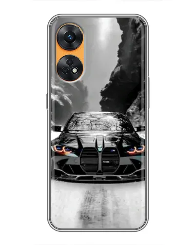 Чехол для OPPO Reno 8T с картинкой «BMW — акварельный дрифт» Чехол для OPPO Reno 8T с картинкой «BMW — акварельный дрифт»