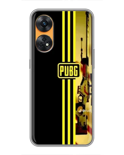Чохол для OPPO Reno 8T з картинкою «PUBG — камуфляжний шолом»