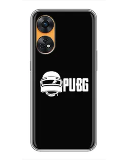 Чохол для OPPO Reno 8T з картинкою «PUBG — класичний лого»