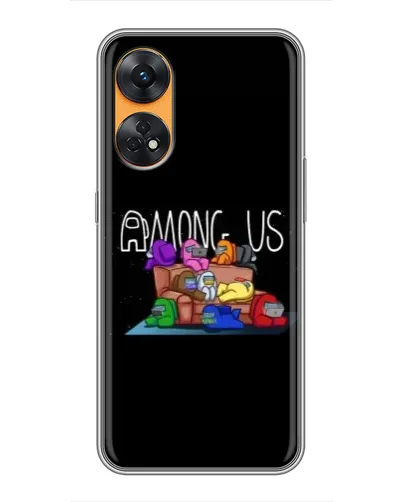 Чехол для OPPO Reno 8T с картинкой «Логотип Among Us» Чехол для OPPO Reno 8T с картинкой «Логотип Among Us»