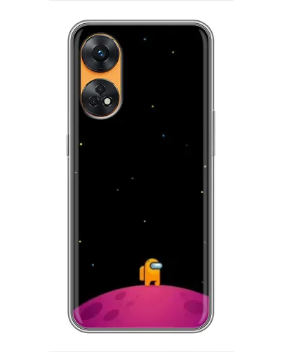 Чехол для OPPO Reno 8T с картинкой «Одинокий герой на планете» Чехол для OPPO Reno 8T с картинкой «Одинокий герой на планете»