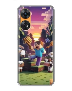 Чохол для OPPO Reno 8T з картинкою «Стів на фермі» Чохол для OPPO Reno 8T з картинкою «Стів на фермі»