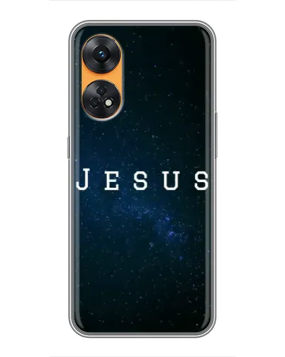 Чехол для OPPO Reno 8T с картинкой «Звездное небо Jesus»