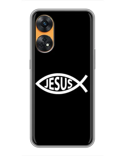 Чехол для OPPO Reno 8T с картинкой «Классический Jesus»
