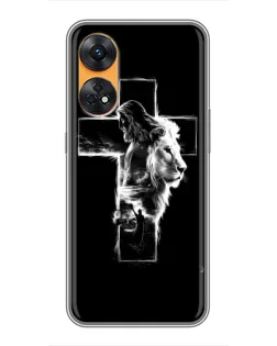 Чехол для OPPO Reno 8T с картинкой «Сияющий крест Jesus» Чехол для OPPO Reno 8T с картинкой «Сияющий крест Jesus»