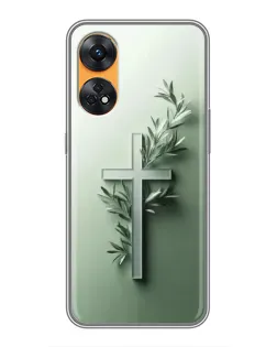 Чехол для OPPO Reno 8T с картинкой «Оливковая ветвь» Чехол для OPPO Reno 8T с картинкой «Оливковая ветвь»