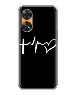 Чехол для OPPO Reno 8T с картинкой «Пульс веры» Чехол для OPPO Reno 8T с картинкой «Пульс веры»