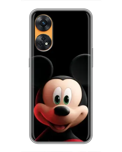 Чехол для OPPO Reno 8T с картинкой «Улыбающийся Микки Маус»