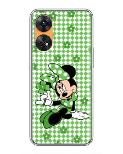 Чехол для OPPO Reno 8T с картинкой «Mickey в клетку»