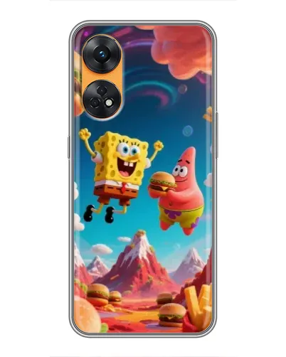 Чехол для OPPO Reno 8T с картинкой «Космический фастфуд» Чехол для OPPO Reno 8T с картинкой «Космический фастфуд»