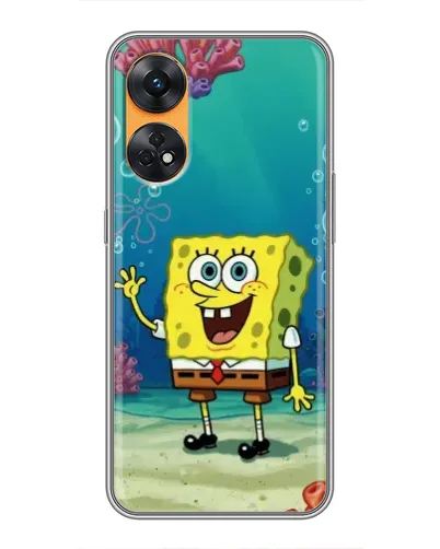 Чехол для OPPO Reno 8T с картинкой «Подводный привет» Чехол для OPPO Reno 8T с картинкой «Подводный привет»