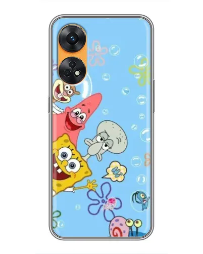 Чехол для OPPO Reno 8T с картинкой «Веселые пузырьки» Чехол для OPPO Reno 8T с картинкой «Веселые пузырьки»