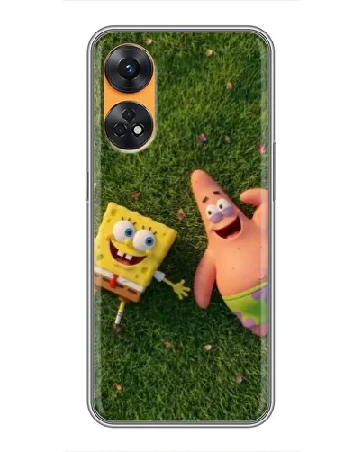 Чехол для OPPO Reno 8T с картинкой «Друзья на лужайке» Чехол для OPPO Reno 8T с картинкой «Друзья на лужайке»