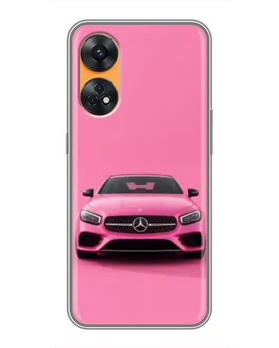 Чехол для OPPO Reno 8T с картинкой «Розовый Mercedes AMG» Чехол для OPPO Reno 8T с картинкой «Розовый Mercedes AMG»