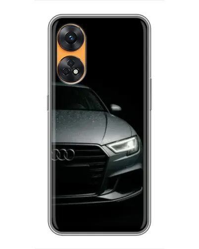 Чехол для OPPO Reno 8T с картинкой «Audi — детализация кузова»