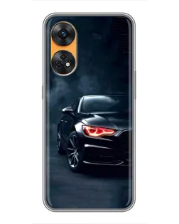 Чехол для OPPO Reno 8T с картинкой «Audi — хищный взгляд»