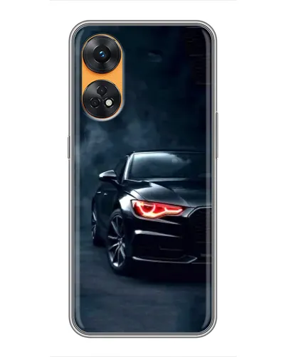 Чехол для OPPO Reno 8T с картинкой «Audi — хищный взгляд»