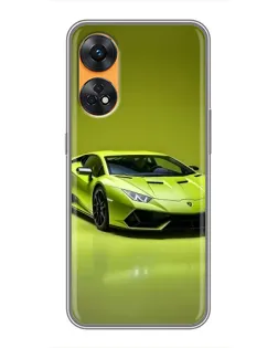 Чехол для OPPO Reno 8T с картинкой «Салатовый Lamborghini Huracan» Чехол для OPPO Reno 8T с картинкой «Салатовый Lamborghini Huracan»