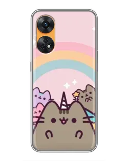 Чохол для OPPO Reno 8T з картинкою «Єдиноріг Pusheen» Чохол для OPPO Reno 8T з картинкою «Єдиноріг Pusheen»