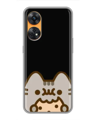 Чехол для OPPO Reno 8T с картинкой «Пушин на черном» Чехол для OPPO Reno 8T с картинкой «Пушин на черном»