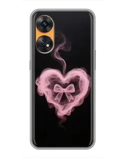 Чехол для OPPO Reno 8T с картинкой «Дымчатое сердце» Чехол для OPPO Reno 8T с картинкой «Дымчатое сердце»