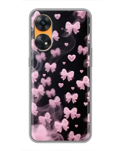 Чехол для OPPO Reno 8T с картинкой «Неоновое кружево» Чехол для OPPO Reno 8T с картинкой «Неоновое кружево»